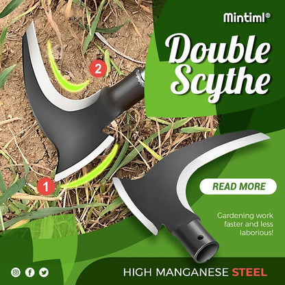 Manganese Steel Double Scythe - Without rod