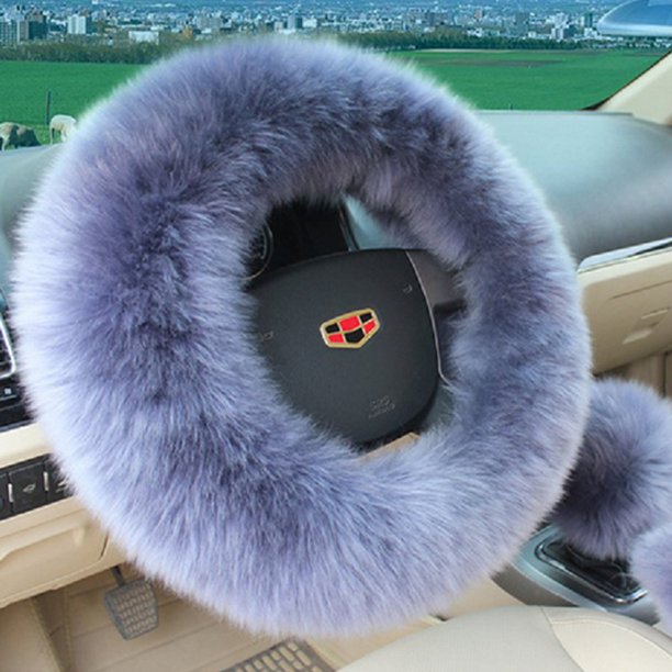 Universal Plush Steering Wheel Cover - Laric