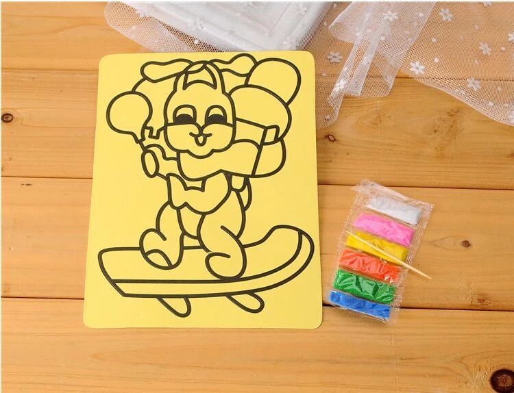 2 In 1 Color Sand Drawing Kit - Laric